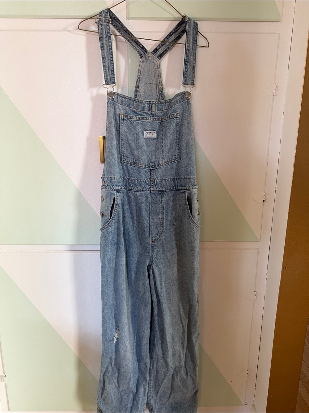 Levi's Light Wash Denim Women's Overalls
